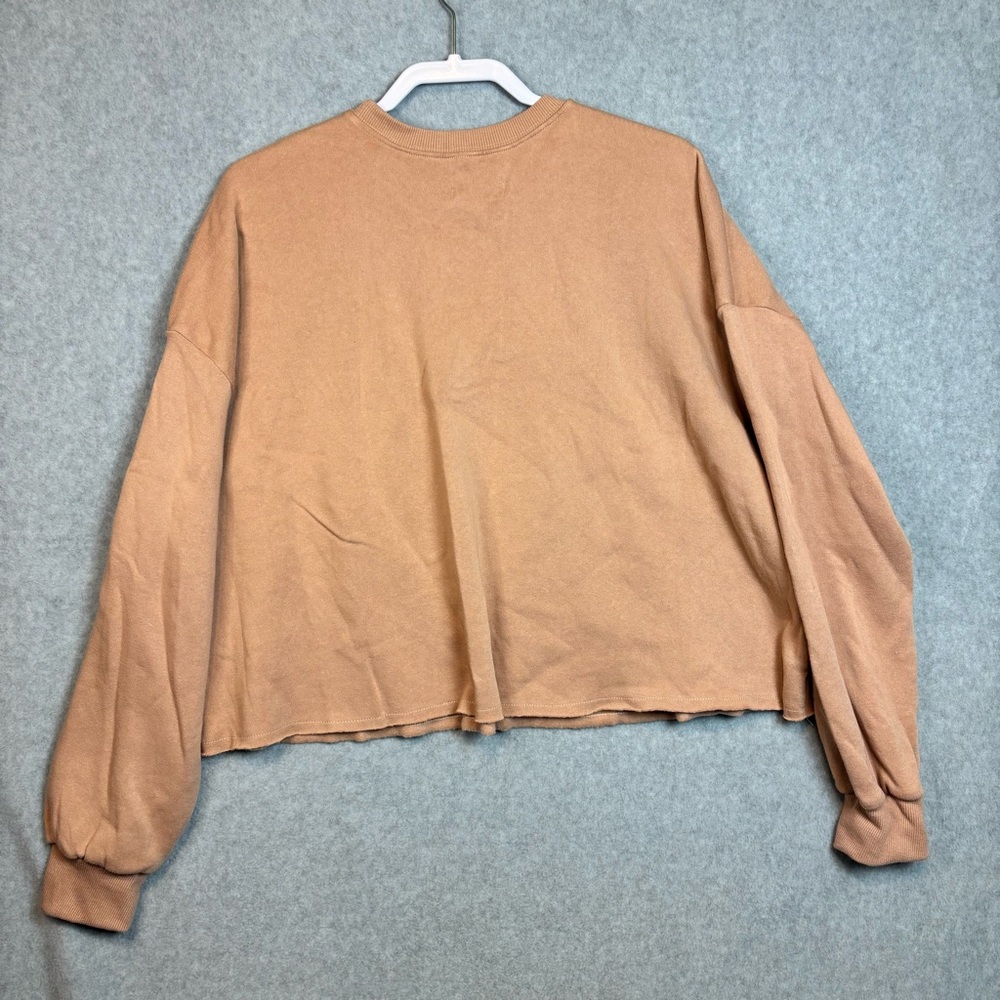 Grayson Threads Women's Niagara Falls Oversized Cropped Fleece Sweatshirt XL - Picture 2 of 9